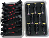 Fuel Injectors: Set of 8 LS2 High Impedance HPI Injectors