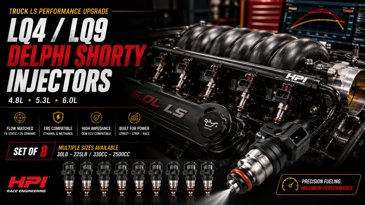 LQ4 / LQ9 Delphi Shorty High Impedance Injectors: Complete Truck LS Fu ...