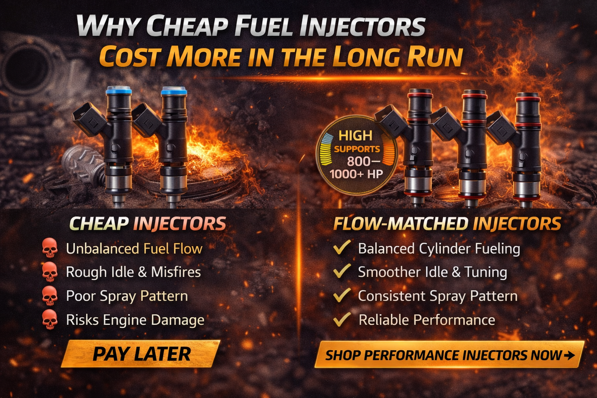 Small Injectors Why Cheap Fuel Injectors Cost More in the Long Run – High Performance ...