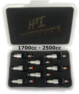 Fuel Injectors: Set of 8 LS1 / LS6 / LT1 / EV1 Style High Impedance HPI Injectors